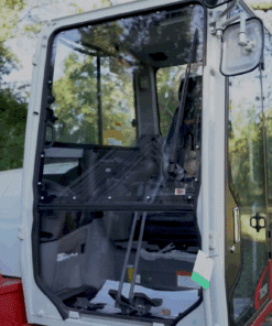 Alternative view of Takeuchi TB290 Excavator Windshield - Mechanical Fastening System